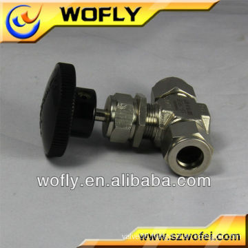 ss 316 1/4 tube&1/4'' male NPT Integral Bonnet Needle valve